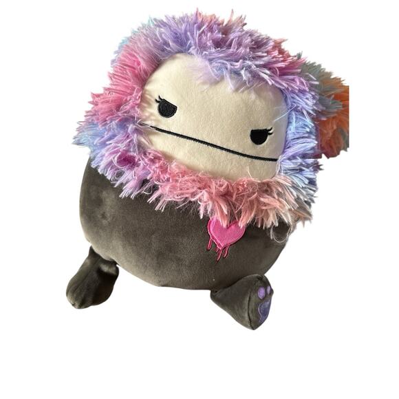 Squishmallow 12” Frumpy Pink/black Bigfoot Jumbo Plushie Official Jazwares New - Picture 1 of 5